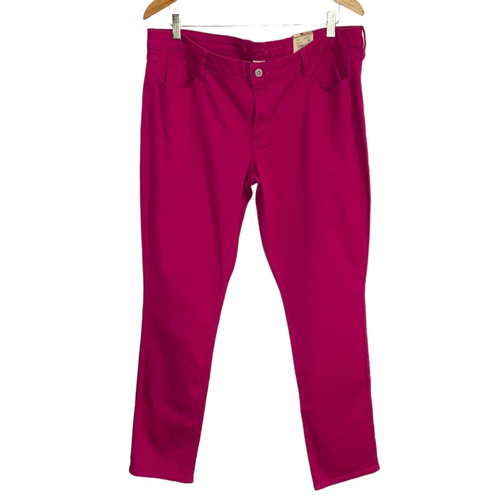 ARIZONA JEANS Co  Fuchsia Super Skinny Slender Fit Jeans Sz 19Jr